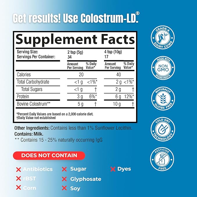 Sovereign Laboratories Colostrum-LD® Powder :: 6oz/170g,