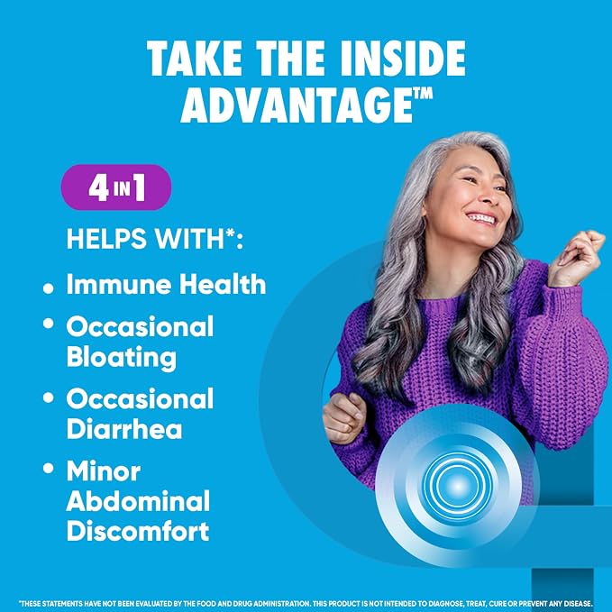 Digestive Advantage Probiotics for Digestive Health, Daily Probiotics for Women & Men, Supports Gut Health, Occasional Bloating & Diarrhea, Minor Abdominal Discomfort, & Immune Support, 80ct Capsules