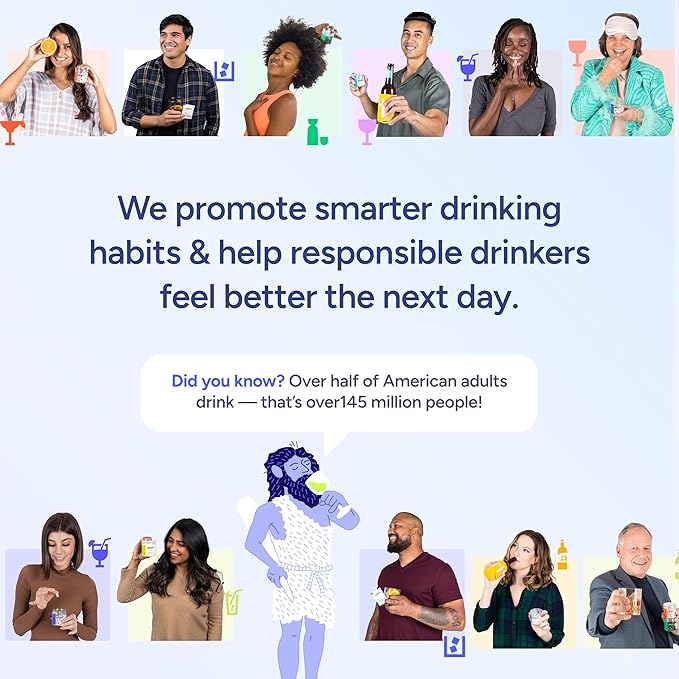 Cheers Restore | Supplement with DHM + L-Cysteine | Feel Better After Drinking & Support Your Liver | 24 Doses | Dihydromyricetin, Cysteine, Prickly Pear, B-Vitamins, Ginger
