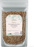 Starwest Botanicals Organic Ashwagandha Root - Dried Herb for Tea & Natural Herbal Blends, Cut & Sifted, Certified Kosher, Non-GMO - 4 oz Pouch