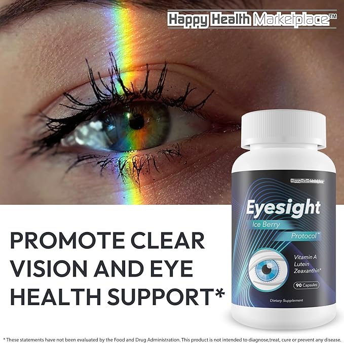 Eyesight Ice Berry Protocol - Our Best Vision Pills For Eyes - Eyesight Vitamins To Improve Eyesight - Vitamin A For Eye Health - Eye Health Vitamins Lutein And Zeaxanthin Lutein Zeaxanthin Supplement
