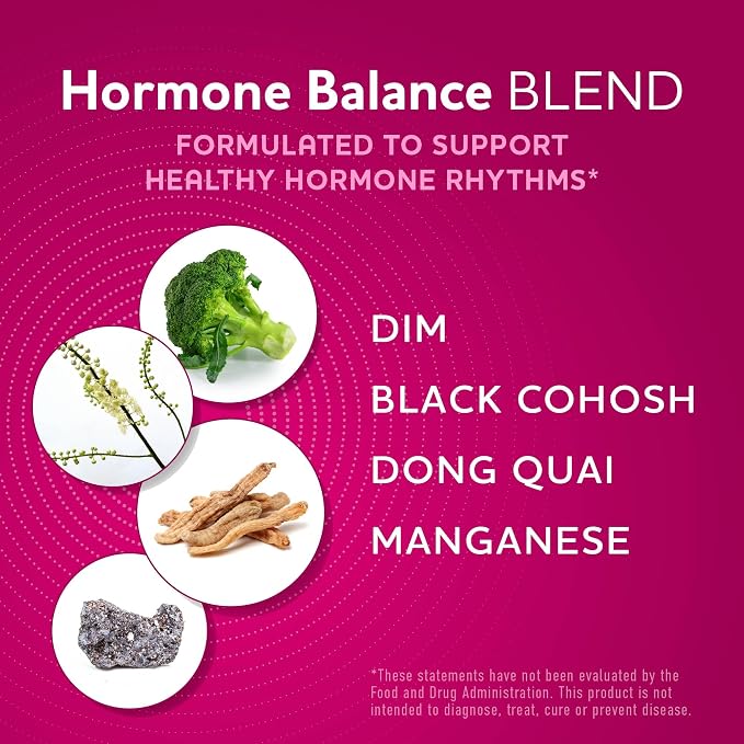 Probiotics for Women | 50 Billion CFU for Vaginal, pH Balance & Digestive Health Support | Female Probiotics with Prebiotics & Hormone Balance Blend | Third-Party Tested, Vegan & Gluten-Free | 30 Ct