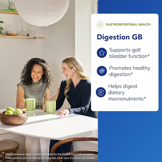 Pure Encapsulations Digestion GB - Digestive Enzyme Supplement - for Gallbladder Support & Gut Health* - with Bile Salts & Digestive Enzymes Blend - Gluten Free & Non-GMO - 180 Capsules
