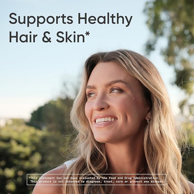 Sports Research® Biotin-Infused Collagen Peptides Complex with Hyaluronic Acid – 5 Multi Collagen Types for Hair, Skin & Joint Support* - Gluten Free · Non-GMO · 90 Capsules