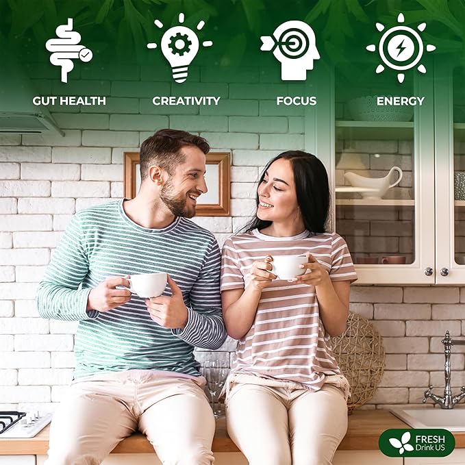 FreshDrinkUS, Premium Wormwood Tea - 40 Tea Bags - Handcrafted Herbal Blend, Caffeine-Free – Smooth Taste & Naturally Refreshing.