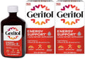 Geritol Liquid Vitamin and Iron Supplement, Energy Support, Contains High Potency B-Vitamins and Iron, Pleasant Tasting, Easy to Swallow, No Artificial Sweeteners, Non-GMO, 12 Oz, 2 Pack