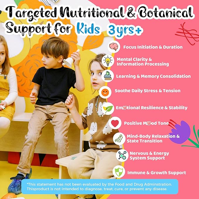 Q'ankyaq D mannose Gummies for Women, Kids Saffron Gummies, Saffron Supplements for Kids (3 yrs+)