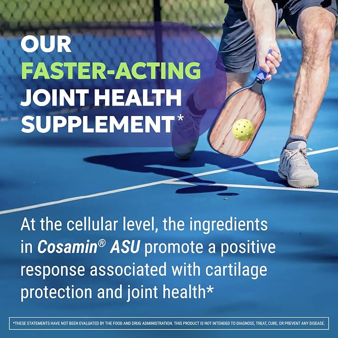 Nutramax Laboratories Cosamin® ASU Joint Health Supplement with Glucosamine, Chondroitin & ASU for Adult Men & Women, Joint Supplement, 230 Capsules