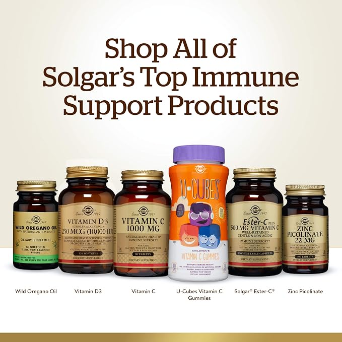 Solgar Ester-C Plus 1000 mg Vitamin C (Ascorbate Complex) - 180 Tablets - Gentle & Non Acidic - Supports Upper Respiratory Health - Non-GMO,Gluten-Free - 180 Servings, (Pack of 2)