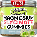 Center-Filled Magnesium Glycinate Gummies 400MG - High Absorption for Kids, Teens & Adults - Supplement for Sleep, Calm & Muscle Relaxation with B6 & D3 - Gluten Free & Vegan Friendly - 120 Count