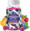 Wekannufod Ashwagandha Gummies 1000mg, 60 Count – Organic Root Extract, Daily Adaptogen Gummies, Non-GMO, Sugar Free & Gluten Free