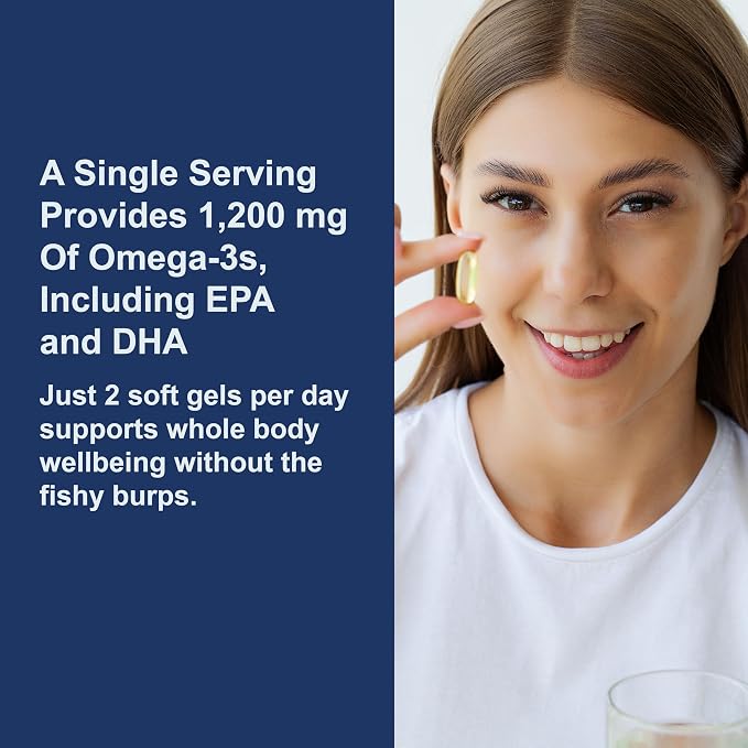 Carlson - Super Omega-3 Gems, 1200 mg Omega-3 Fatty Acids with EPA and DHA, Wild-Caught Norwegian Fish Oil Supplement, Sustainably Sourced Capsules 300 Softgels