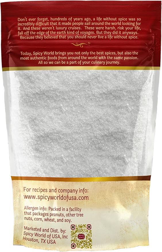 Spicy World Ascorbic Acid 1 LB Bulk Bag - Pure Vitamin C Powder - 100% Pure, Food Grade, Can be Used for Canning, Fruit, Pools - USP Grade
