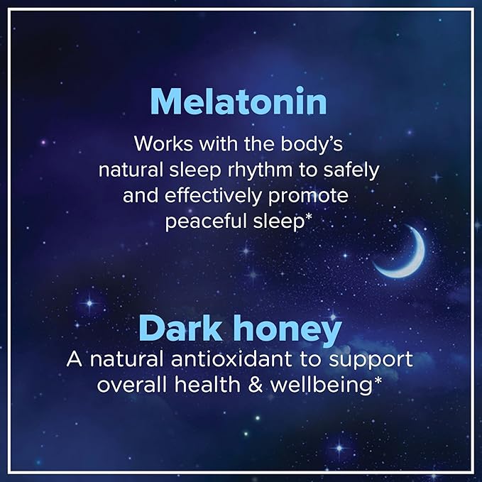 Zarbee's Melatonin Gummies 3mg Sleep Supplement to Promote Peaceful Sleep,Natural Mixed Fruit Flavor,Adults Gummy Age 12 Up,60 Count (Pack of 2)