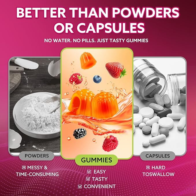 Beetroot Gummies - Beet Root for High Blood Pressure Supplements with Grape Seed Extract + CoQ10 + Black Pepper Extract + L-Citrulline + Vitamin C B12 Ultimate Heart for Blood Flow & Energy, 60 Count