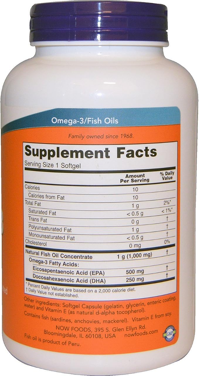 Now Foods Now Foods, (3 Pack) Ultra Omega-3, 180 Softgels