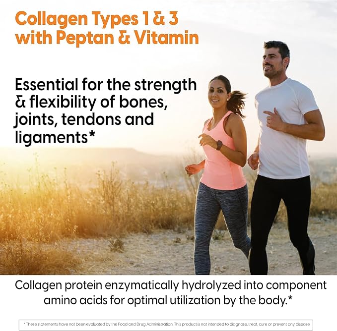 Doctor's Best Collagen Peptides Types 1 and 3 - Collagen Supplement for Women & Men, 30mg Vitamin C & 3g Protein per 3-Tablet Serving, Supports Hair, Skin, Nails, & Bones, Non GMO- 540 Tablets