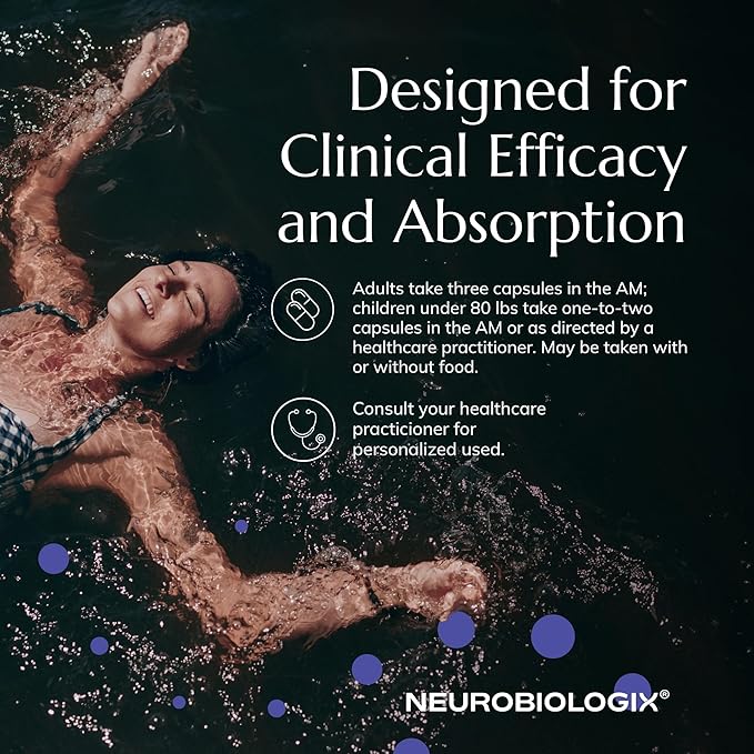 Neurobiologix Full Focus for Men & Women, Brain & Mood Support Supplement, Promotes Focus, Memory & Cognitive Function, with Green Coffee Bean, Bacopa, Magnesium & SAM-E, Gluten Free, 120 Capsules