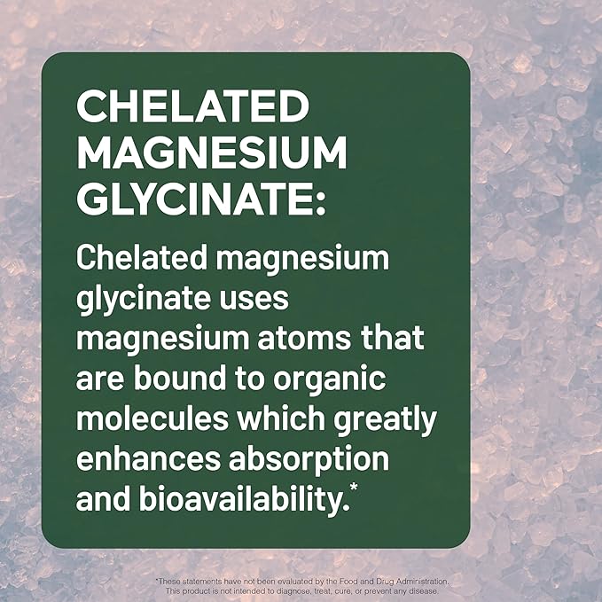 Smarter Nutrition Magnesium Complex - Chelated Magnesium Glycinate with Citrate, Malate and L-Theanine for Sleep, Muscle Relaxation and Stress Support - Non-GMO - 60 Tablets[30DaySupply]