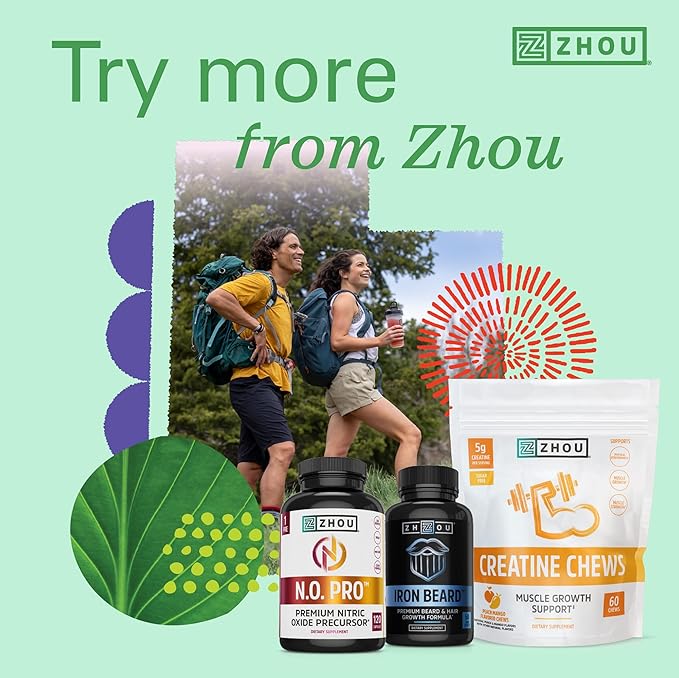 Zhou Saw Palmetto 500 mg | For Prostate Health | Healthy Urination Frequency & Flow | 100 Capsules
