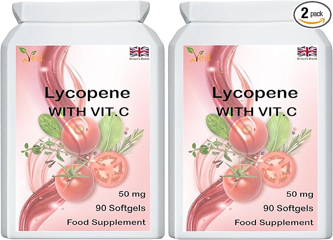 Ved Lycopene Supplement 50mg (Pack of 2)