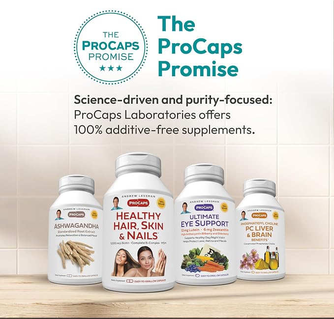 ANDREW LESSMAN Vitamin C 500 Plus B-Complex 180 Capsules - Non-Acidic Vitamin C Plus Citrus Bioflavonoids for Immune System and Anti-Oxidant Support. Easy-to-Swallow Capsules. No Additives