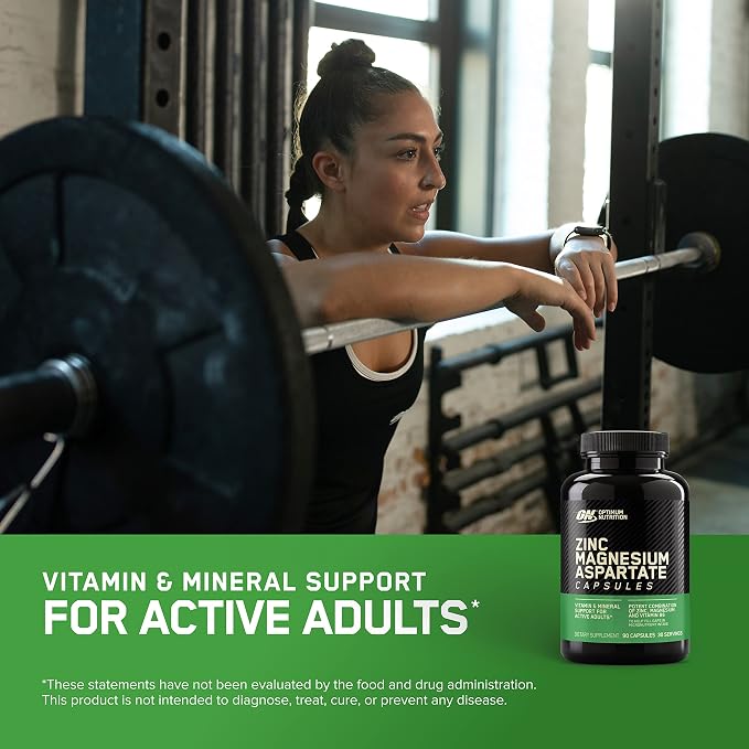 Optimum Nutrition Muscle Recovery and Endurance Supplement for Men and Women,Zinc-and Magnesium Supplement,180 Count (Pack of 2)