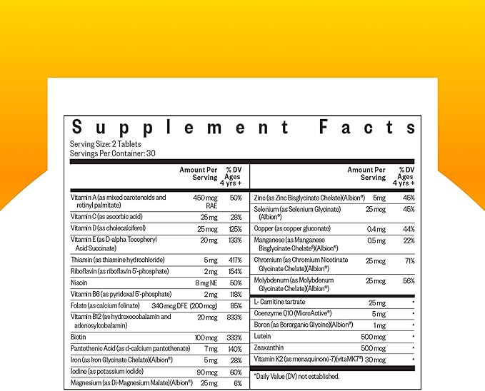 Seeking Health Kids Multivitamin Chewable MF, Formulated for Children’s Health, Methyl-Free, with Folinic Acid, Vitamin B12, Riboflavin, Vitamin A, Vegetarian (120 Chewable Tablets)*
