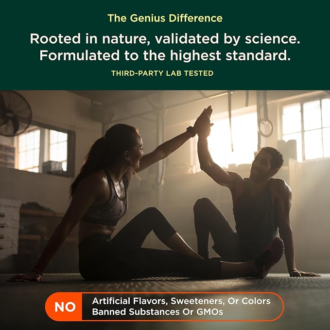 Genius Consciousness - Premium Nootropic Powder for Focus, Memory & Mental Clarity - AlphaSize, NeuroFactor, Lion’s Mane & Dynamine - Natural Brain Booster for Studying, Work & Creativity – Watermelon