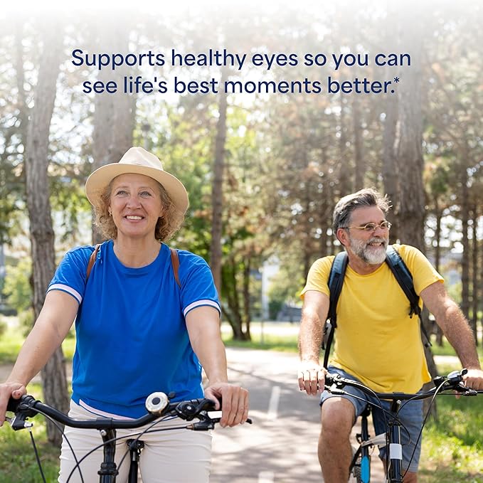 Puritan's Pride Zeaxanthin 4mg with Lutigold™ Lutein 10mg Carotenoids, Dietary Supplement for Healthy Eyes and Vision, 60 Easy-to-Swallow Rapid Release Softgels
