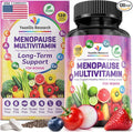 Menopause Supplement - 120 Vegan Caplets - Menopause & Perimenopause Relief Support - Food and Dietary Vitamins - Multivitamin for Women