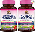 Vitalitown Probiotics for Women 120 Billion CFUs, 30 Strains, with Prebiotics & Digestive Enzymes & Cranberry, Gut & Vaginal Health, Vegan 60 (Pack of 2) Delayed Release Caps