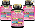 Myo-Inositol Supplement with D-Chiro Inositol, DIM, Berberine, Vitamin D3 + K2, Methylated B12, Chromium, Ceylon Cinnamon, Zinc, Ashwagandha, Chasteberry, Magnesium, Bioperine, Bitter Melon (3 Pack)