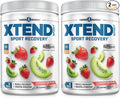 Scivation XTEND Sport BCAA Powder Strawberry Kiwi Splash - Electrolyte Powder for Recovery & Hydration with Amino Acids - 30 Servings,(Pack of 2)