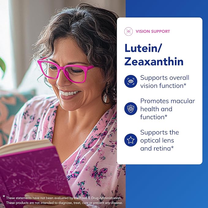Pure Encapsulations Lutein & Zeaxanthin - Supports Overall Vision* - Maintains Macular Pigment & Eye Health* - Antioxidant Support* - Vegan-Friendly & Non-GMO - 120 Capsules