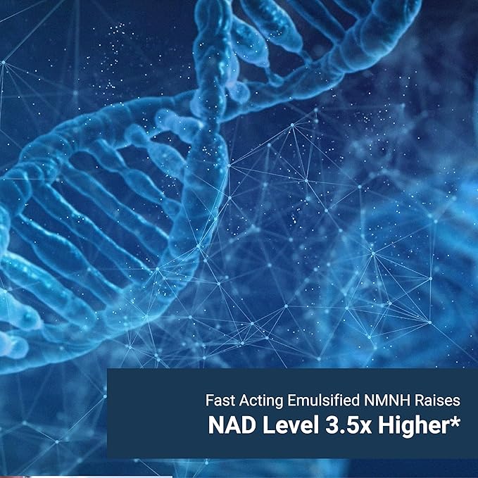 Naturalis Liposomal NMNH 300mg (NMN Alternative) | Boost NAD+ Levels & Support Healthy Aging* | Bioenhanced with Vitamin E for Advanced Absorption, Stability & Antioxidant Protection* | 120 Softgels