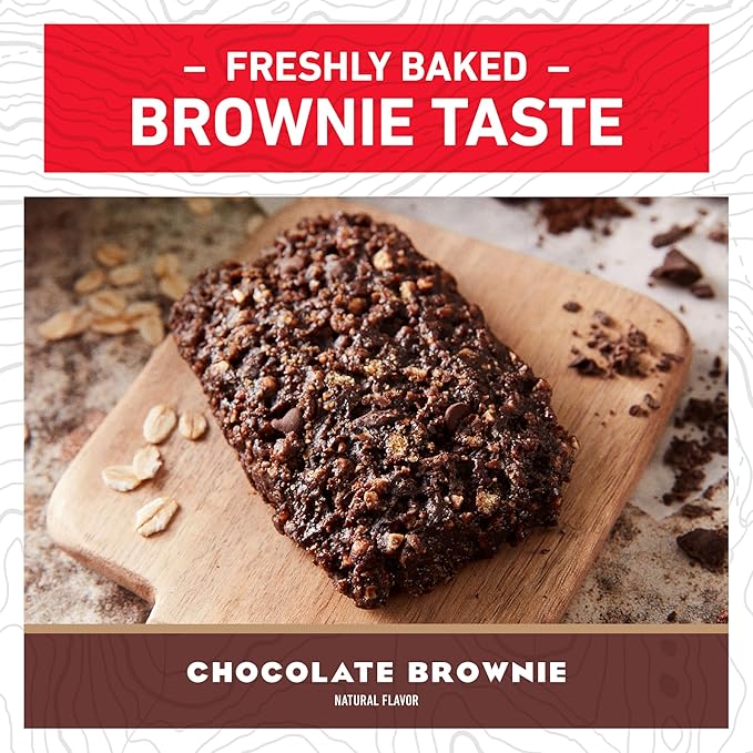CLIF BAR - Energy Protein Bars - Chocolate Brownie - Made with Organic Oats - Energy Bars - Non-GMO - 15 Count (Pack of 4)