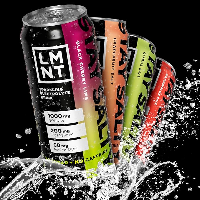 LMNT Sparkling Electrolyte Drink - Variety Pack | 12-Count