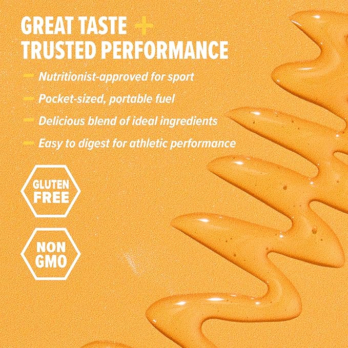 Honey Stinger Energy Gel Variety Pack of 24, 12 Packs Each of Gold and Organic Fruit Smoothie, Gluten Free & Caffeine Free, Sports Nutrition for Home & Gym, Pre and Mid Workout