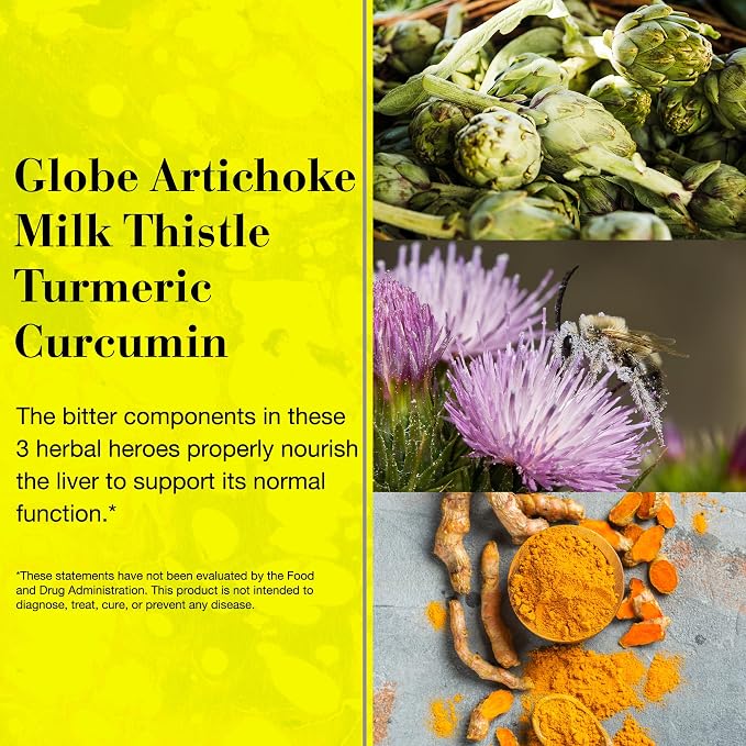 New Nordic Active Liver Gummies, Milk Thistle, Artichoke & Turmeric Supplement, Natural Peach & Mango Flavor, Sugar Free & Vegan, 60 Count (Pack of 3)