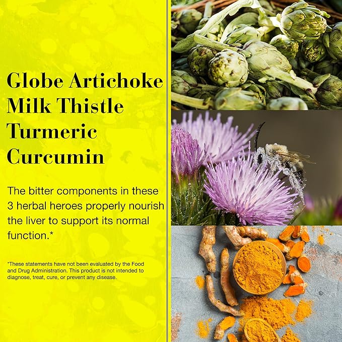NEW NORDIC Active Liver 30-Day Supply, Daily Liver Supplement, Milk Thistle, Artichoke & Turmeric, 30 Tablets (Pack of 1)