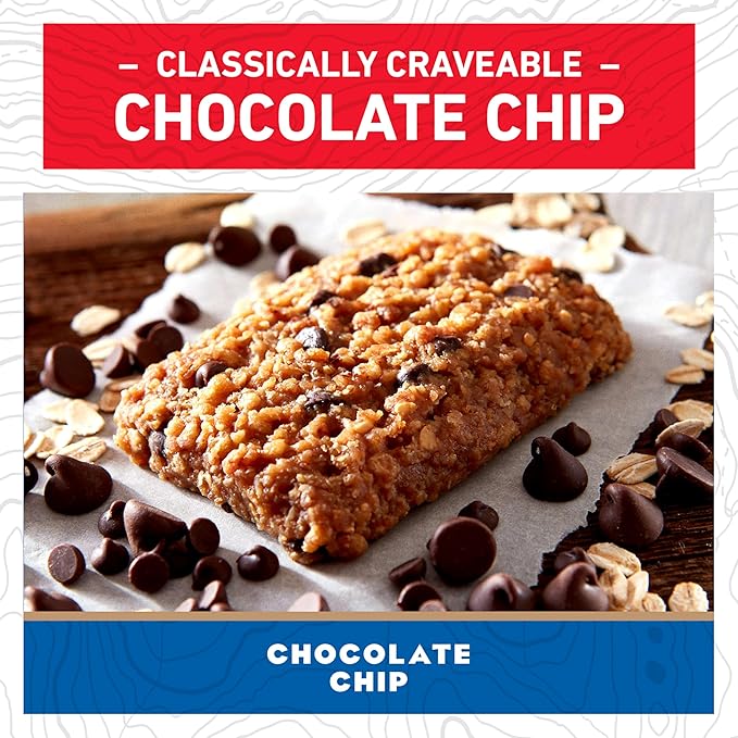 CLIF BAR - Energy Protein Bars - Chocolate Chip - Made with Organic Oats - Energy Bars - Non-GMO - 15 Count, (Pack of 4)