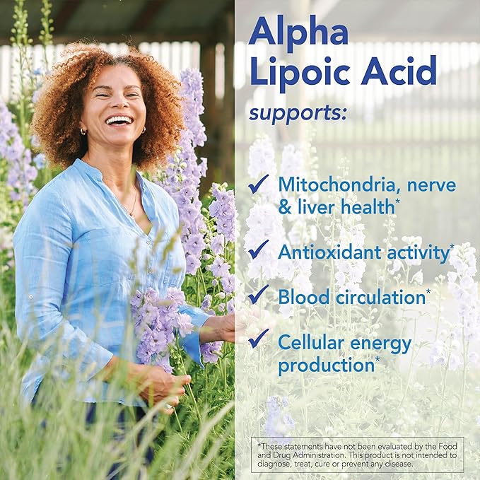 Patient One Alpha Lipoic Acid (ALA) 600 mg | Antioxidant Supplement to Support Nerve and Liver Health* | 60 Capsules