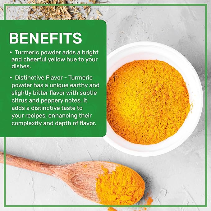 Organic Turmeric Powder 2 LB Bulk Bag - Lab Tested, 100% Raw with Curcumin, Reports Available, Pure, USDA Organic & Non-GMO from India by Jiva Organics