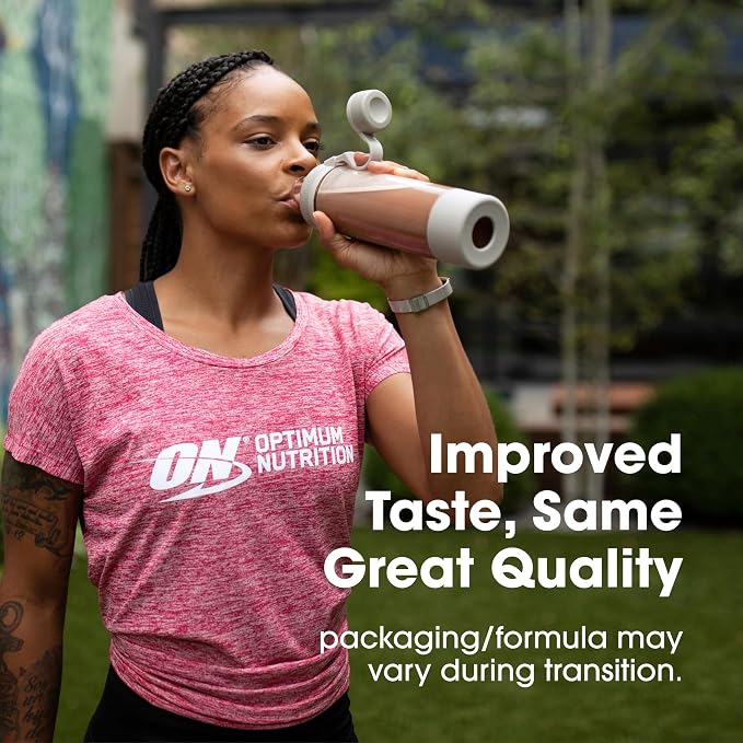 Optimum Nutrition Gold Standard 100% Whey Protein Powder, Naturally Flavored Chocolate, 15 Servings (Packaging May Vary)