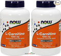 NOW Foods L- Carnitine Tartrate 1000mg, 100 Tablets (Pack of 2)